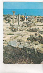 bnk cp Histria - Ruinele cetatii - Vedere - circulata foto