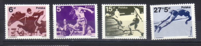 POLONIA 1983, Sport -J.O. Moscova, Campionatul de Fotbal Spania, MNH