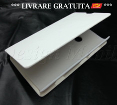 HUSA NOKIA LUMIA 520 525 TOC FLIP COVER TIP CARTE PIELE PU ALB *** LIVRARE GRATUITA *** foto