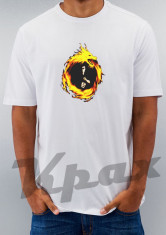 Tricou Bruce Lee dragon arte martiale karate kung fu jeet kune do full contact bumbac 100% idee cadou foto