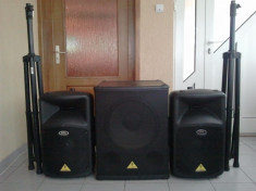 Vand sistem Boxe ACTIVE Behringer 600W X 2 + 1400W foto