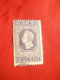 Timbru 12,5 C 1913 Olanda , stamp.