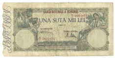 ROMANIA 100 MII 100.000 LEI 1 APRILIE 1946 [1] foto