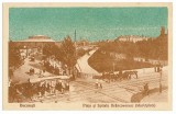 1745 - BUCURESTI, Market, Hospital Brancovenesc - old postcard - used - 1917, Circulata, Printata