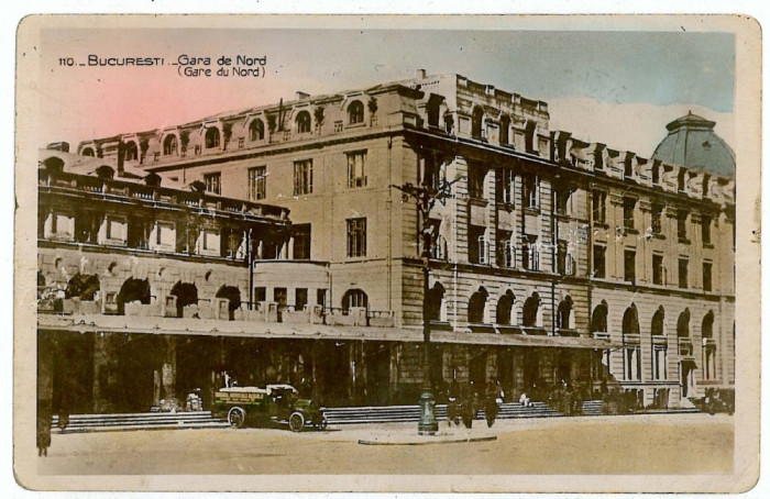 1494 - BUCURESTI, Gara de Nord - old postcard - used - 1909