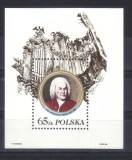 POLONIA 1985, Aniversari - Bach, serie neuzată, MNH, Muzica, Nestampilat