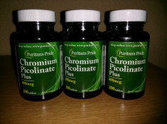 PICOLINAT DE CROM, 400 mg, 100 tablete, diabet, cel mai bun pret in Romania! foto