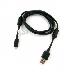 CABLU DE DATE SONY Xperia J CU MUFA MICRO USB NOU CULOARE NEAGRA foto