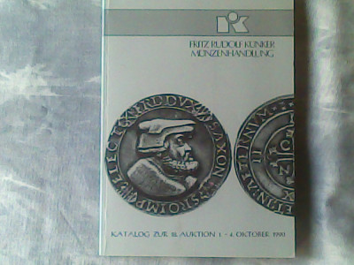 Catalog de licitatie numismatica Fritz Rudolf Kuenker - Nr.18/1990 foto