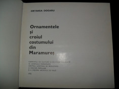 ORTANSA DOGARU, Ornamentele si croiul costumului din MARAMURES foto