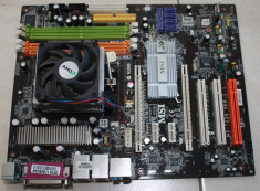 KIT Placa baza MSI K9N Platinium+Procesor AMD Athlon 64 X2 4600+ Cooler - 2PCIE!! - Garantie 6 luni foto