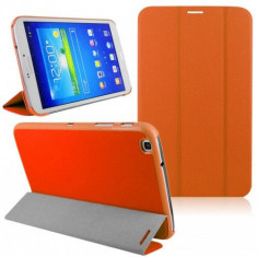 Husa portocalie Samsung Galaxy Tab 3 8.0&amp;quot; T310 T311 T315 + folie protectie ecran + expediere gratuita Posta - sell by Phonica foto