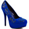 Pantofi Iron Fist Sugar Hi-Cup Cobalt (100% Original) - Cod 3412