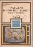 (C4830) INDRUMAR PENTRU ELECTRONISTI DE C. GAZDARU, RADIO SI TELEVIZIUNE, VOL.2, ( II ), EDITURA TEHNICA, 1987