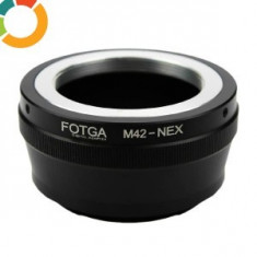 Vand adaptor Fotga montura Sony E pentru obiective M42 foto