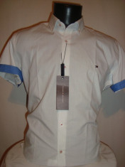 CAMASA /CAMASI TOMMY HILFIGER cu maneca scurta MODEL SLIM BUMBAC100% foto