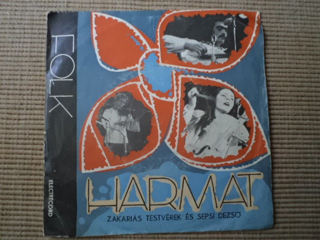 Harmat Zakarias Testverek es Sepsi Deszo 1977 disc single 7&quot; vinyl muzica folk pop rock vg+