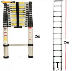 Scara telescopica rezistenta din aluminiu ; 2m foto