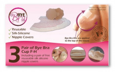 Bye Bra, Breast lift &amp;amp; silicone reusable nipple cover cup F+ 6+2 ByeBra 9052 foto