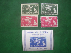 Romania Exil 1961 Europa MNH foto