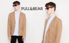 Pull &amp;amp;amp; Bear by ZARA - JACHETA Sacou, 2 NASTURI SLIM FIT, Colectia NOUA &amp;quot;BASIC BLAZER&amp;quot; Marime L. OUTLET Produse NOI REDUSE! foto