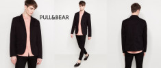 Pull &amp;amp;amp; Bear by ZARA - JACHETA Sacou, 2 NASTURI SLIM FIT, Colectia NOUA &amp;quot;Black Flap Pocket Blazer&amp;quot; Marime L. OUTLET Produse NOI REDUSE! foto