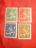 Serie 100 Ani Scoala Navala 1945 Portugalia , 4 val.sarniera