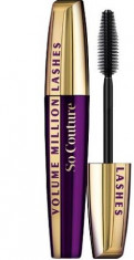 RIMEL LOREAL VOLUME MILLION LASHES SO COUTURE NUANTA NEGRU -model nou- -autentic- foto