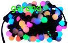 Ghirlanda cu bule colorate, cu LED/6622 foto