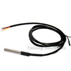 Waterproof Digital Thermal Probe or Sensor DS18B20 Length?1M (FS00341) foto