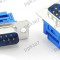 Conector DB9 tata, sertizare tip IDC - 124003