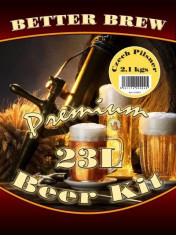 Better Brew Czech Pilsner - kit pentru bere pilsner - faci 23 de litri de bere superbuna! Tot ce ai nevoie sa faci bere acasa. foto