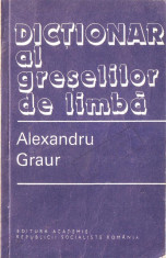 Alexandru Graur-Dictionar al greselilor de limba foto