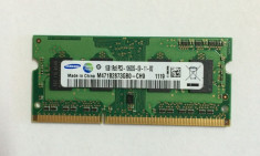 Memorie laptop Samsung 1GB DDR3-1333 PC3-10600 CL9, M471B2873GB0-CH9 (1112) foto