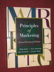 PRINCIPIILE MARKETINGULUI - PRINCIPLES OF MARKETING - PHILIP KOTLER, GARY ARMSTRONG, JOHN SAUNDERS, VERONICA WONG foto