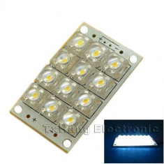 DC 3V-5V 12-LED Super Bright White Piranha LED board Night LED Lights Lamp (FS00331) foto