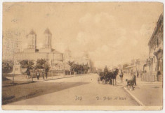 Iasi,Str.Stefan cel Mare,francata,animatie,trasura,circulata la Barlad in 1912 foto