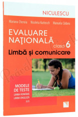 Evaluare Nationala clasa a 6-a. Limba si comunicare. Modele de teste pentru limba romana si limba engleza foto