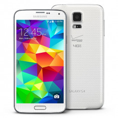 Samsung Galaxy S5 Alb NOU, Sigilat, Neblocat, Factura, Garantie 2ANI, Transport GRATUIT foto