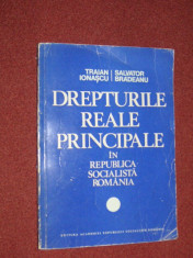 T. Ionascu, S. Bradeanu - Drepturile reale principale in RSR (1978) foto