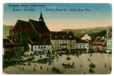 138 - BRASOV, Market Libertatii - old postcard - unused, Necirculata, Printata