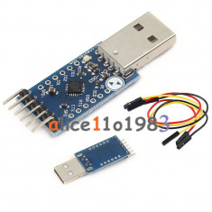 USB 2.0 to TTL UART 6PIN Module Serial Converter CP2104 STC PRGMR Replace CP2102 (FS00358) foto