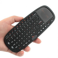 RiiTek i10 - Mini Tastatura Wireless QWERTY cu Touchpad si Laser Pointer foto