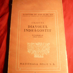 Cazotte - Diavolul Indragostit ,trad. A.Marino ,Ed.Mecu 1947