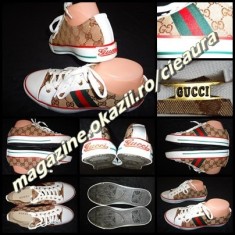 TENISI BEJ NUDE DAMA firma GUCCI NEW EDITION TENESI PANZA CONVERSI ADIDASI INCALTAMINTE SPORT CASUAL FEMEI COLECTIE NOUA foto