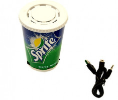 Mp3 Player - Pahar Sprite , Gadget mini boxa Audio , FM Radio foto