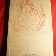 Teocrit- IDILE -Ed. ELU 1969 trad.T.Naum , ilustratii Vasile Kazar