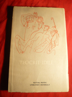 Teocrit- IDILE -Ed. ELU 1969 trad.T.Naum , ilustratii Vasile Kazar foto