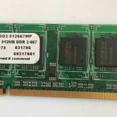 Memorie laptop ELPIDA 512MB DDR2 667Mhz SODIMM (1129)