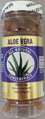 Aloe Vera concentrat 5000mg Produs in USA Valabil 07/2015 foto